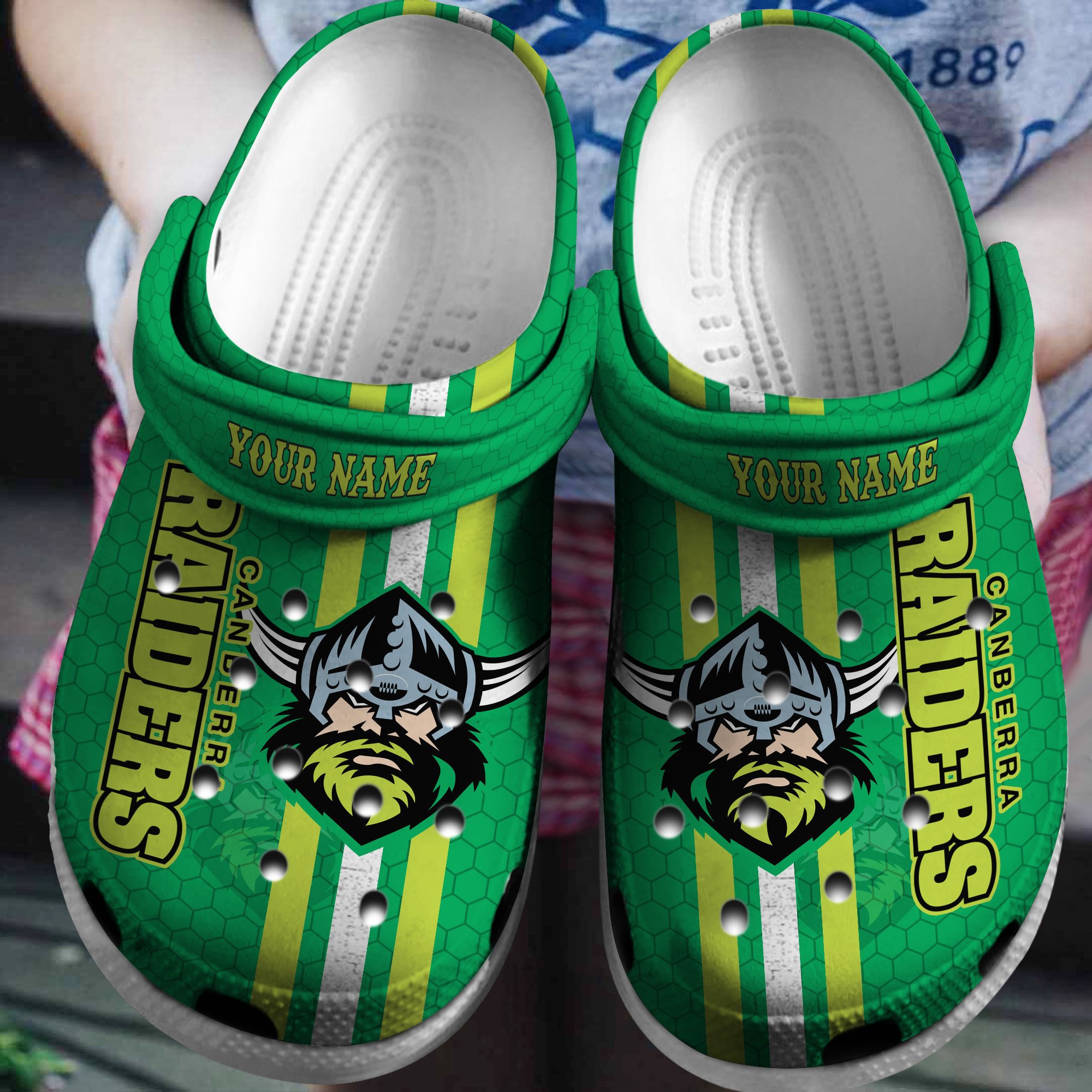 Cronocare Raiders NRL Personalized Crocs For All Fans
