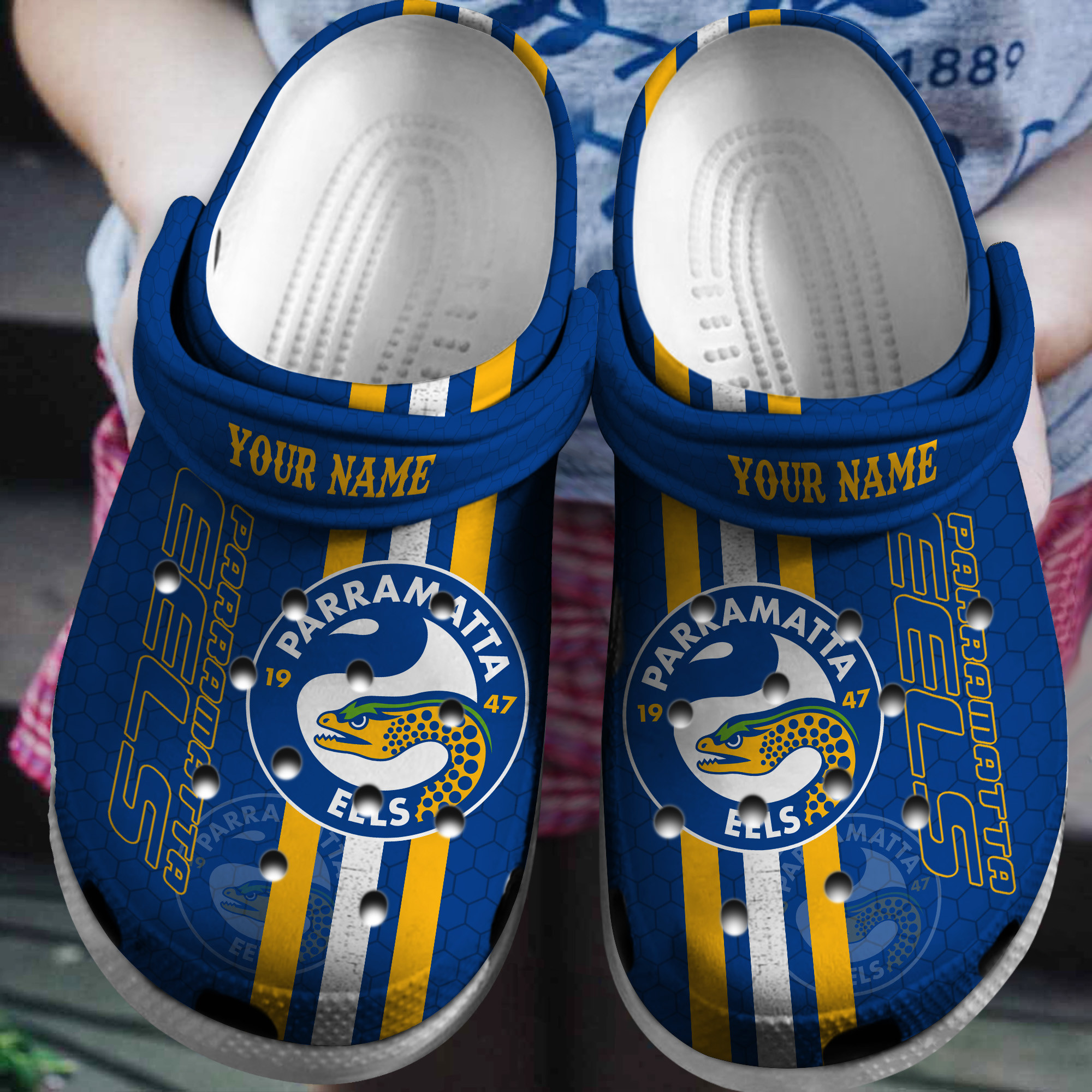 Cronocare Eels NRL Personalized Crocs For All Fans