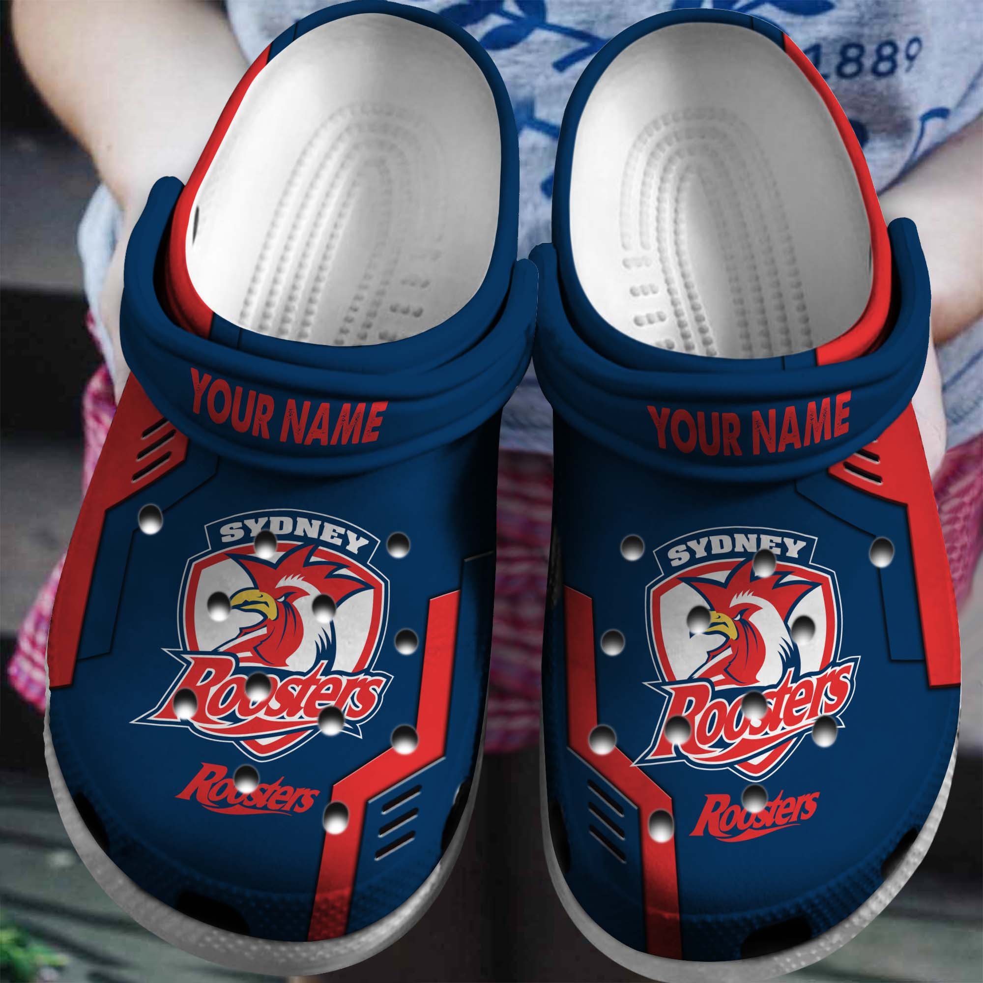 Cronocare Roosters NRL New Crocshoes Personalized Gifts For Fans