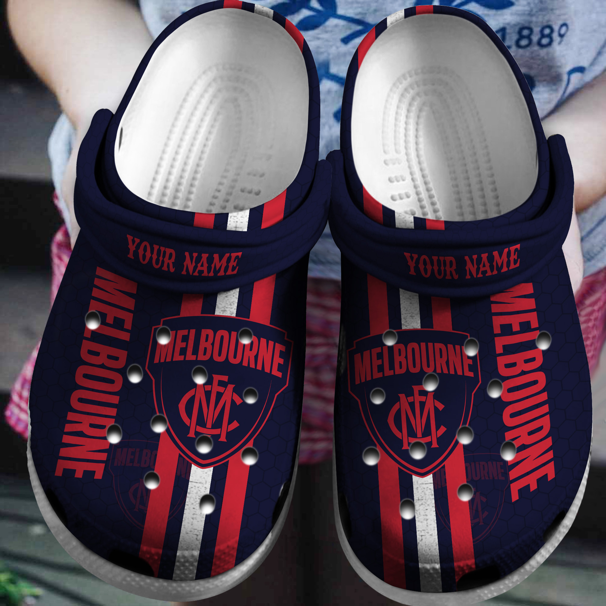 Cronocare Melbourne AFL  Personalized Crocs For All Fans