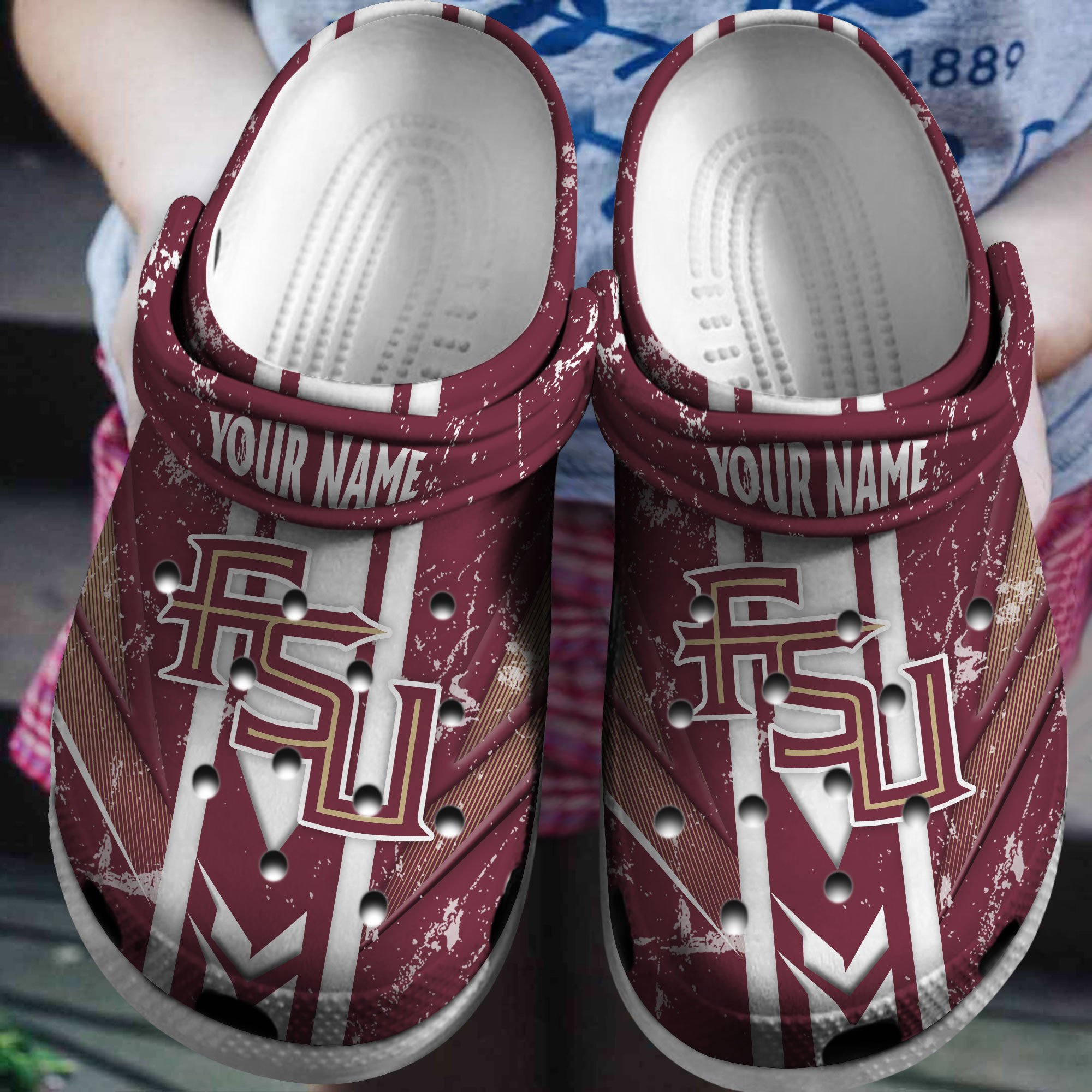 Cronocare Florida State Seminoles NCAA Personalized New Crocshoes Gifts For Fans