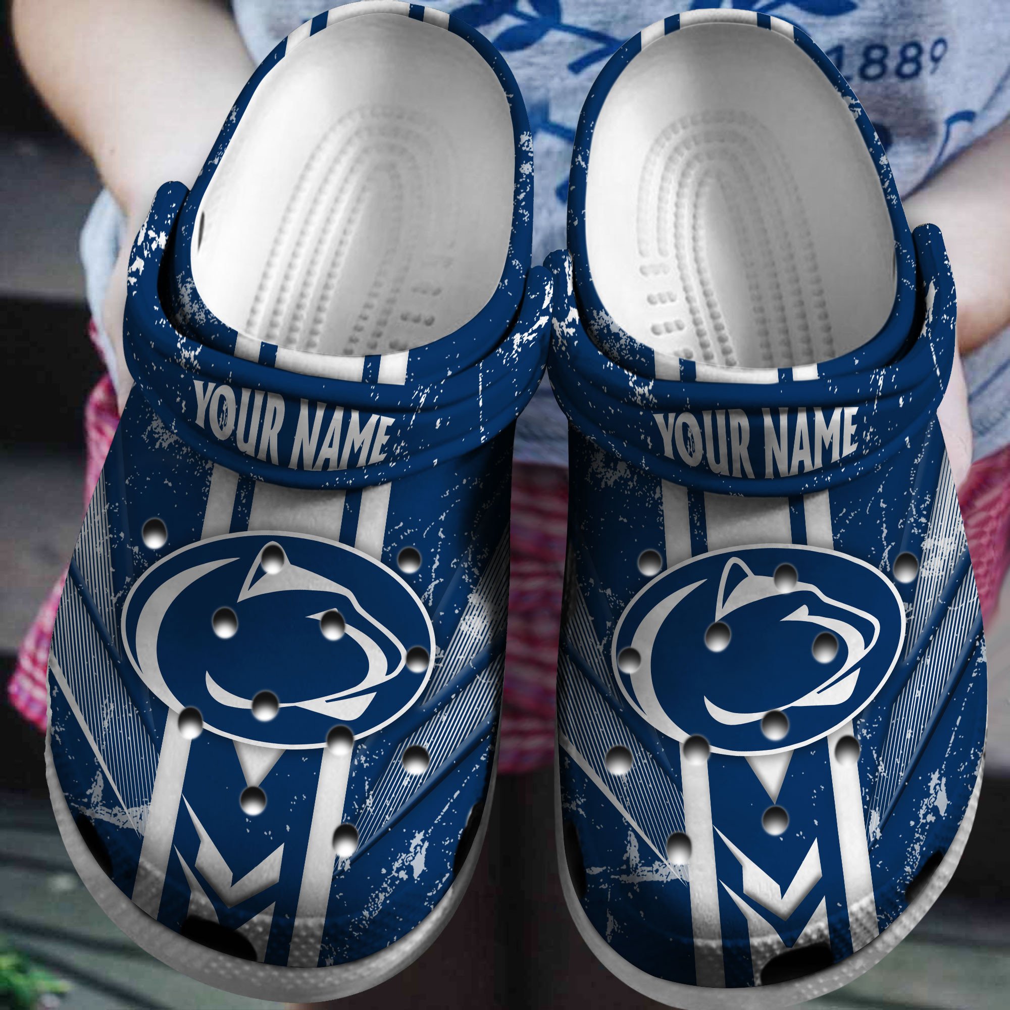 Cronocare Penn State Nittany Lions NCAA Personalized New Crocshoes Gifts For Fans