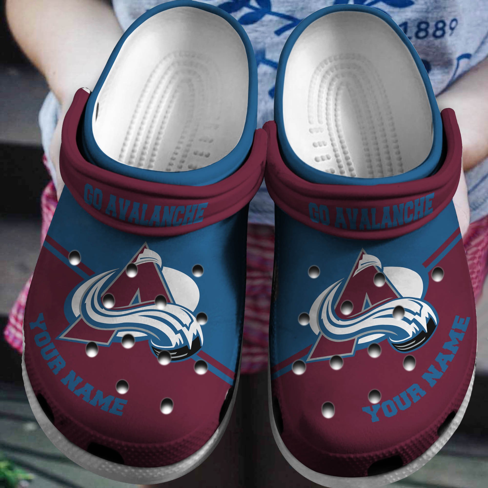 Cronocare Colorado Avalanche NHL New Personalized Crocshoes Gifts For Fans