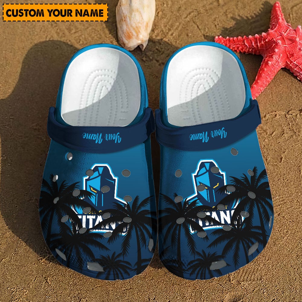 Cronocare Gold Coast Titans NRL Sport Personalized Crocs
