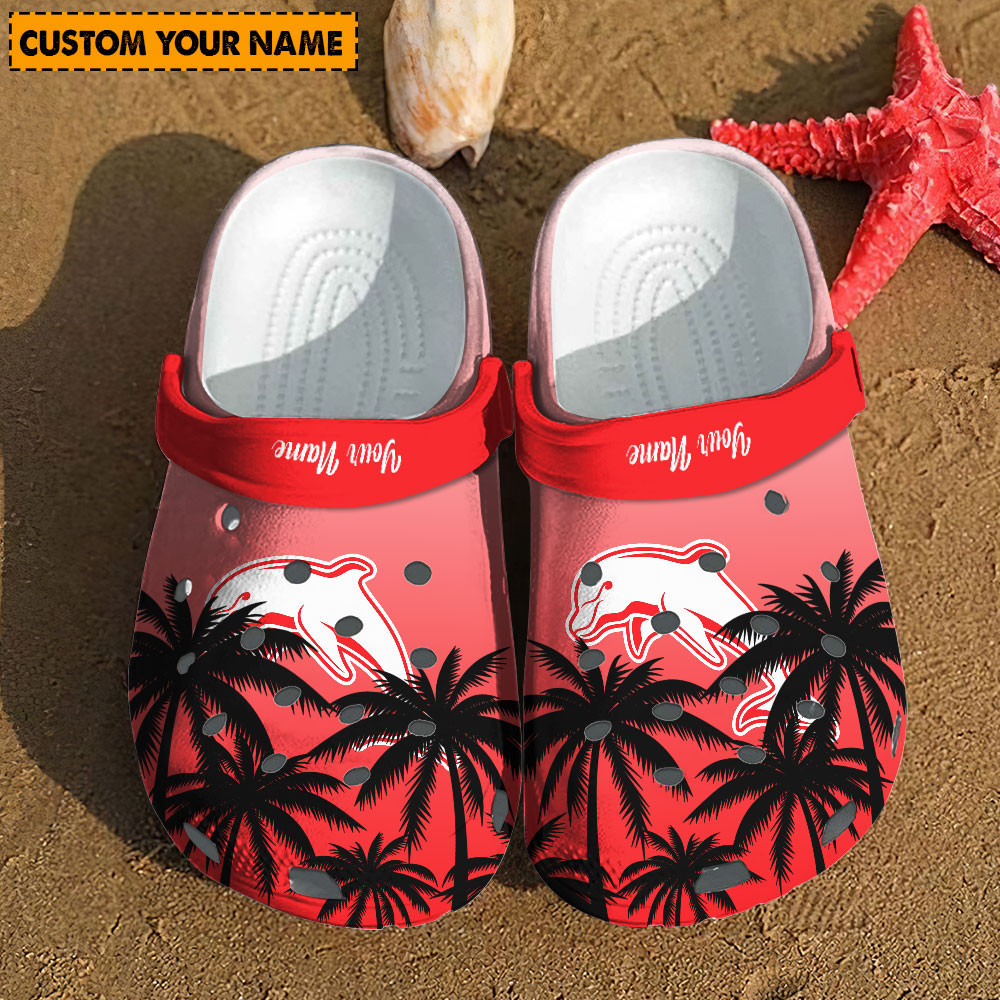 Cronocare Dolphins NRL Sport Personalized Crocs