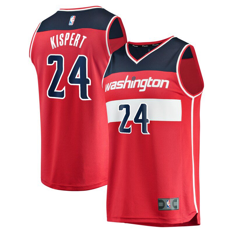 Corey Kispert Washington Wizards Youth Fast Break Replica Player Jersey – Icon Edition – Red