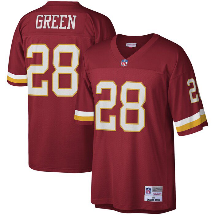 Darrell Green Washington Football Team Legacy Replica Jersey – Burgundy