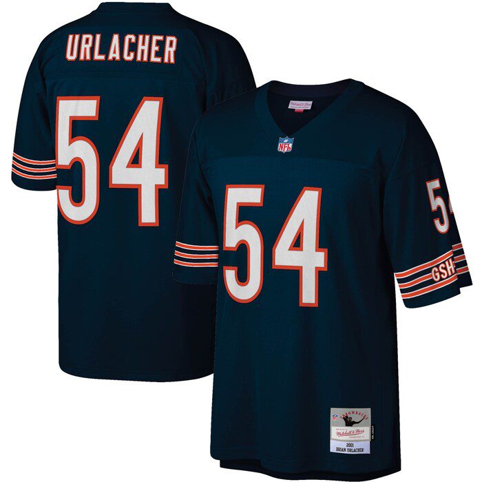 NFL Brian Urlacher Chicago Bears Legacy Replica Jersey – Navy