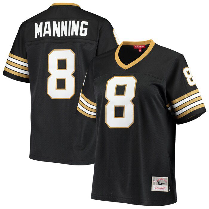 NFL Archie Manning New Orleans Saints Women’s 1979 Legacy Replica Jersey – Black