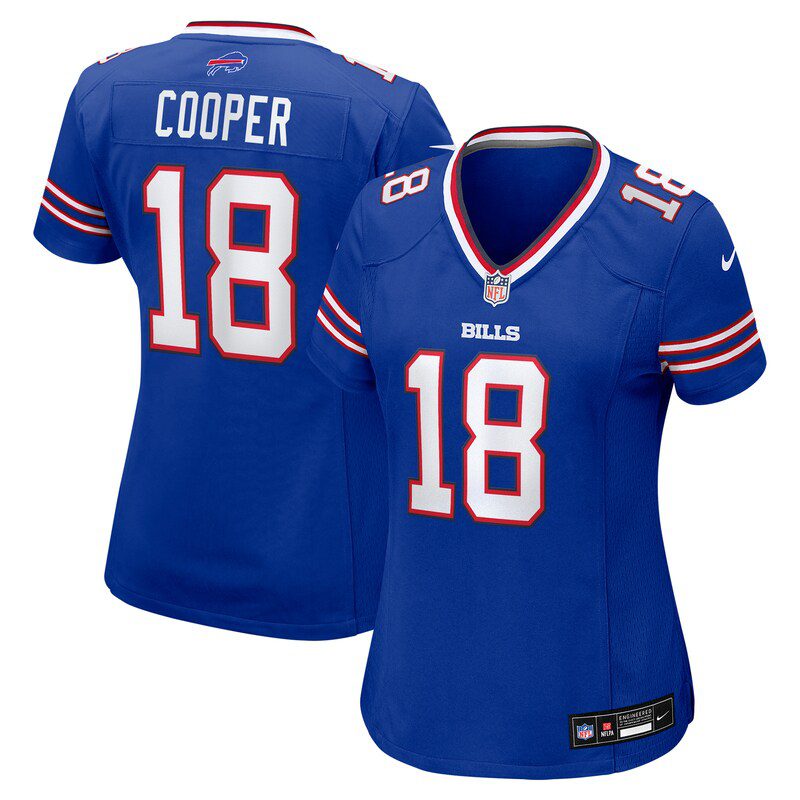 NFL Amari Cooper Buffalo Bills Women Game Jersey – Royal