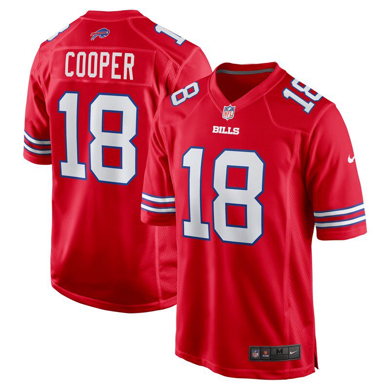NFL Amari Cooper Buffalo Bills 2nd Alternate Game Jersey – Red