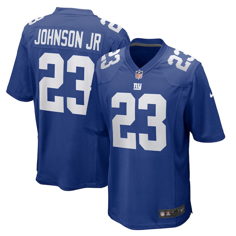 NFL Anthony Johnson Jr. New York Giants Team Game Jersey – Royal