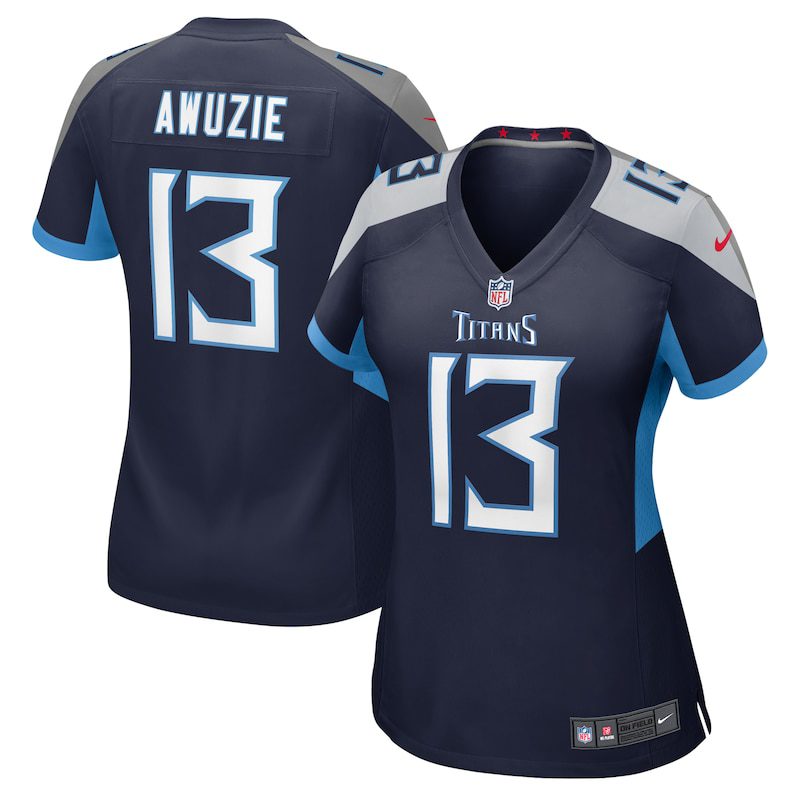 NFL Chidobe Awuzie Tennessee Titans Women Game Jersey – Navy