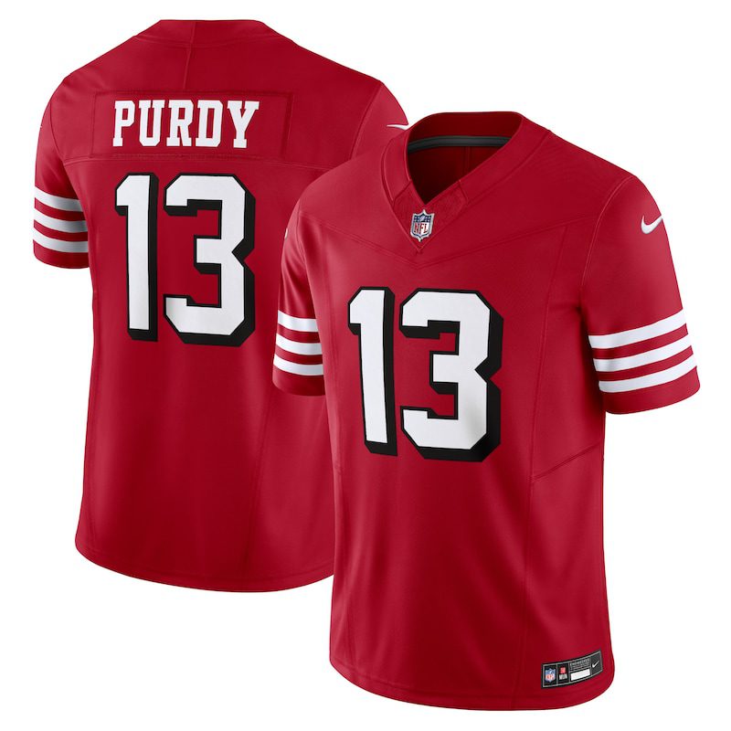 NFL Brock Purdy San Francisco 49ers Vapor F.U.S.E. Limited Jersey – Scarlet