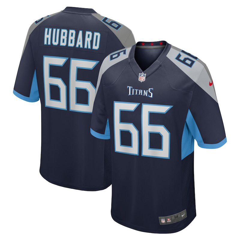 NFL Chris Hubbard Tennessee Titans Team Game Jersey – Navy