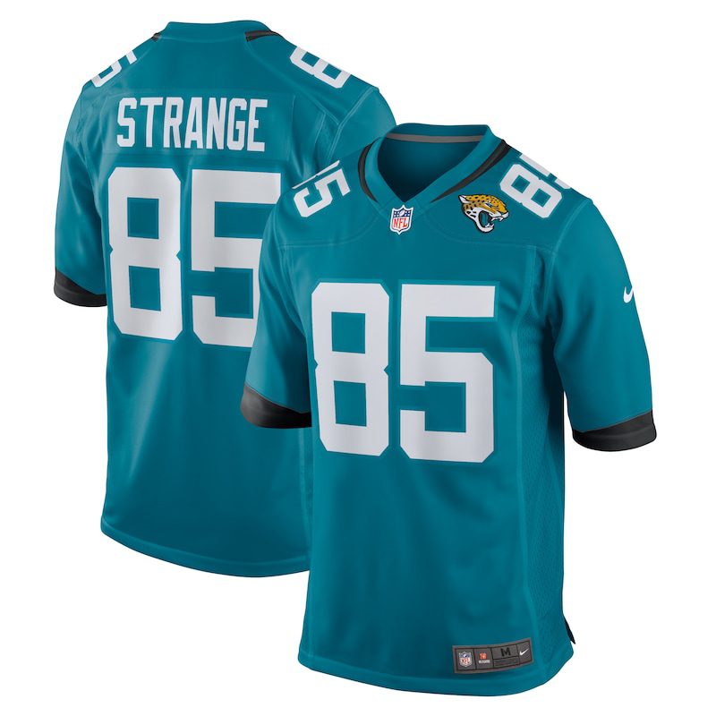 Brenton Strange Jacksonville Jaguars Team Game Jersey – Teal