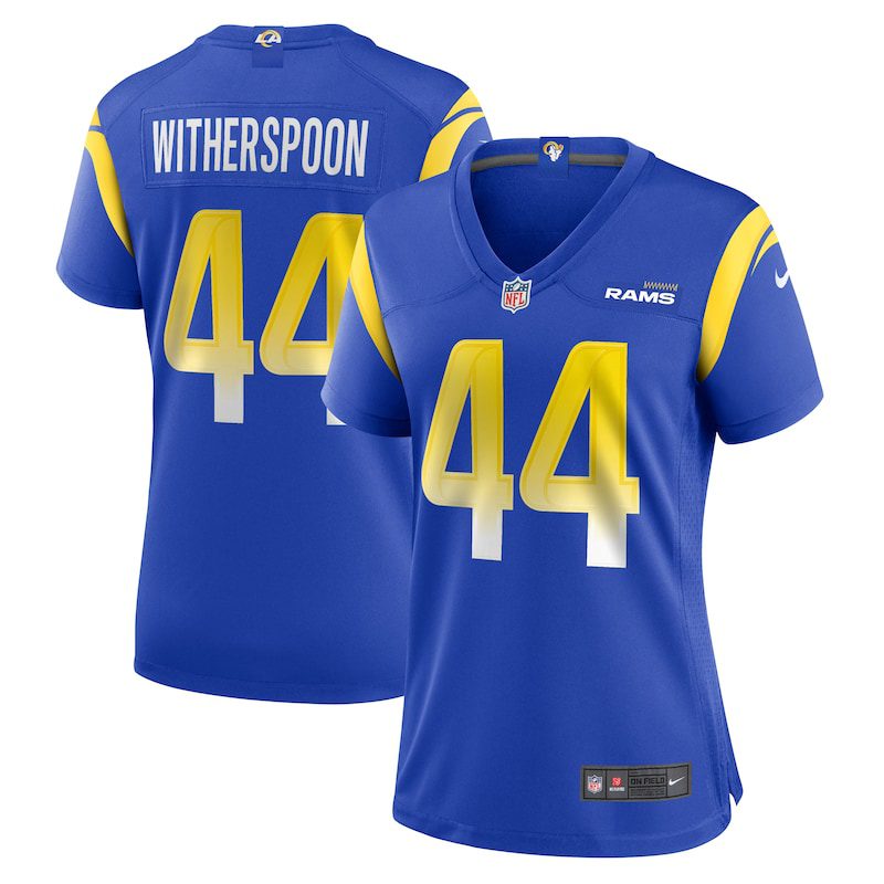 NFL Ahkello Witherspoon Los Angeles Rams Women Game Jersey – Royal