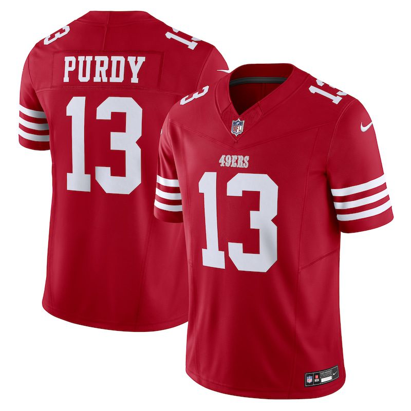NFL Brock Purdy San Francisco 49ers Vapor F.U.S.E. Limited Jersey – Scarlet