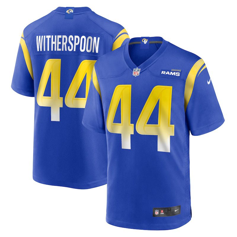 NFL Ahkello Witherspoon Los Angeles Rams Game Jersey – Royal