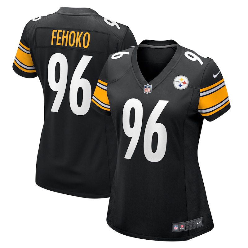NFL Breiden Fehoko Pittsburgh Steelers Women Game Jersey – Black
