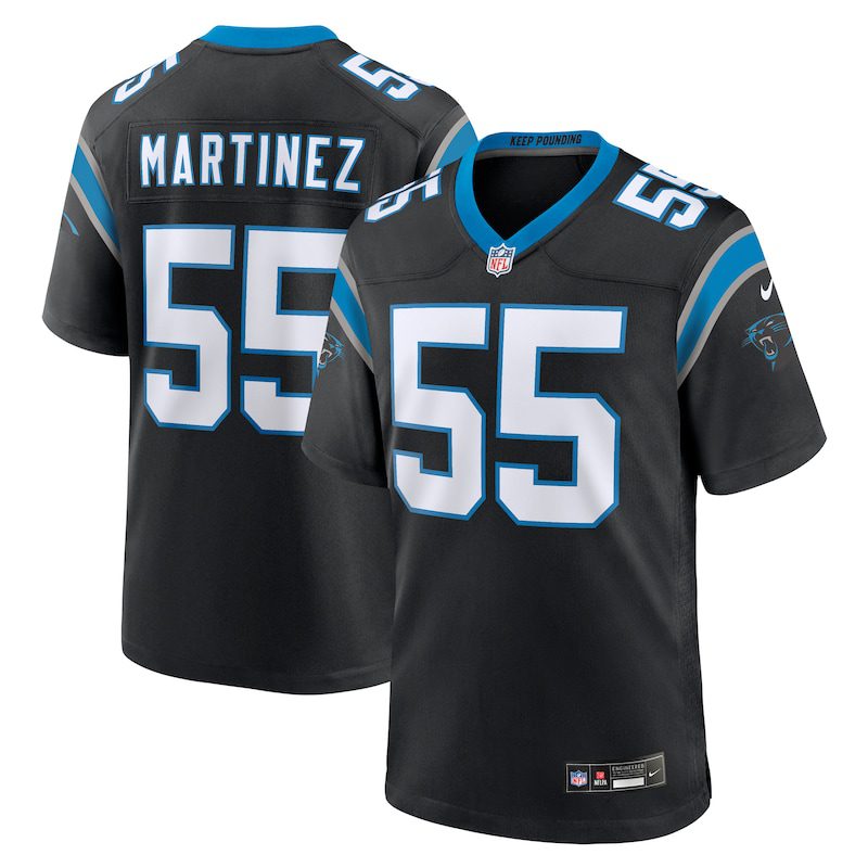 NFL Blake Martinez Carolina Panthers Game Jersey – Black