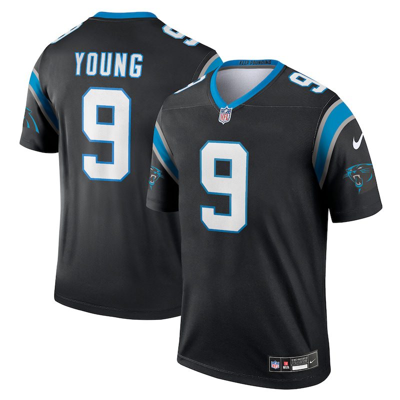 NFL Bryce Young Carolina Panthers Team Legend Player Performance Top – Black