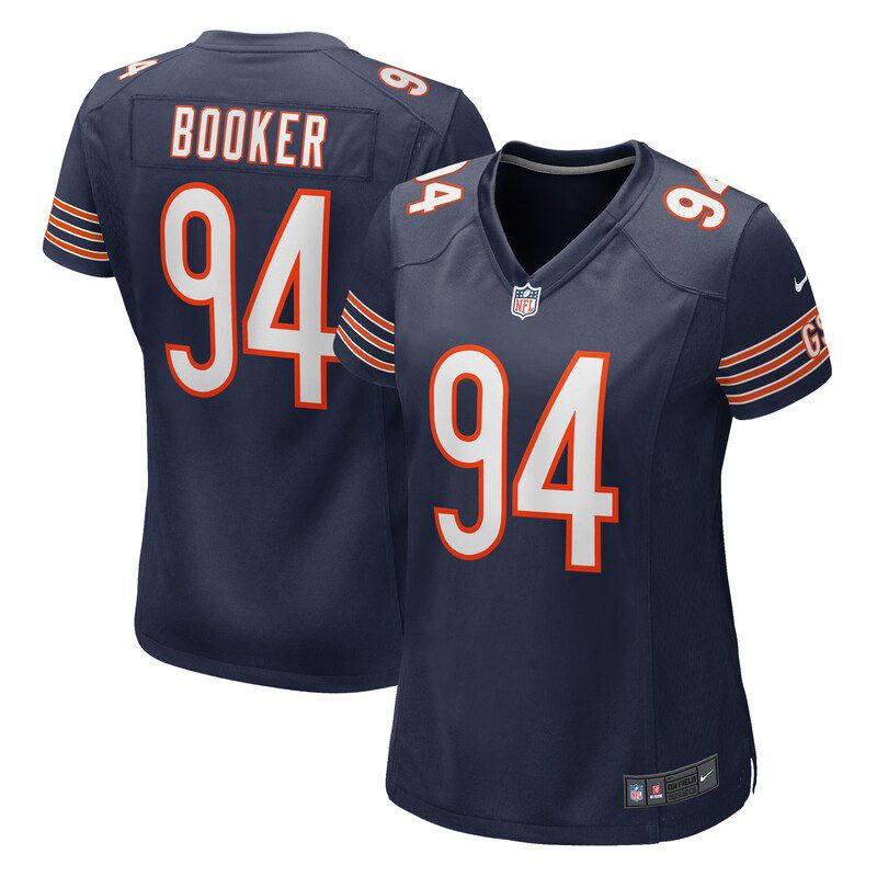 NFL Austin Booker Chicago Bears Women Game Jersey – Navy