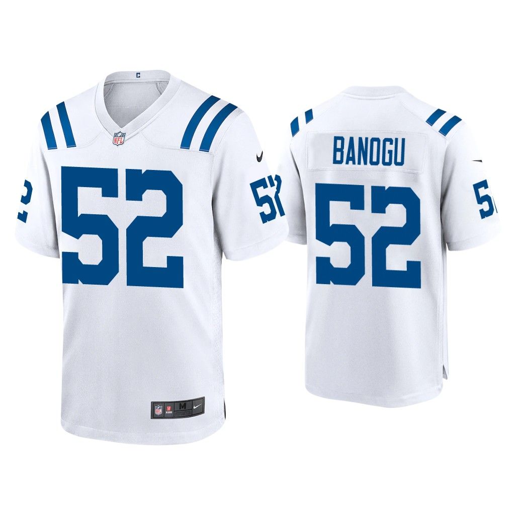 NFL 2020 Ben Banogu Indianapolis Colts White Game Jersey