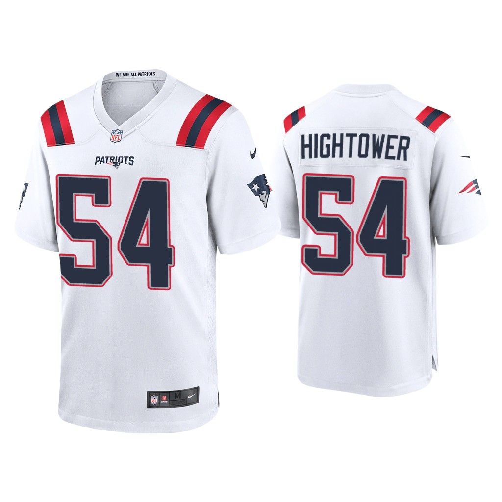 NFL 2020 Dont’a Hightower New England Patriots White Game Jersey