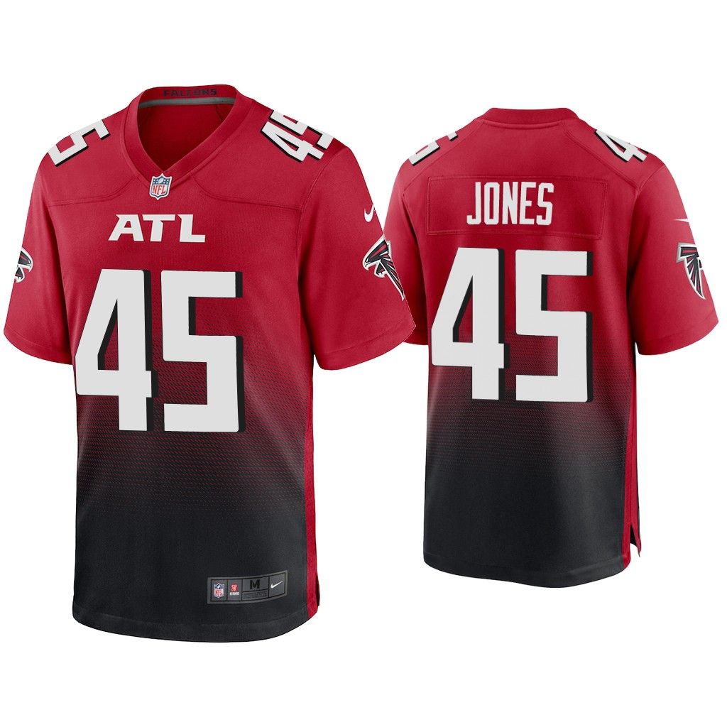NFL 2020 Deion Jones Atlanta Falcons Red Game Jersey