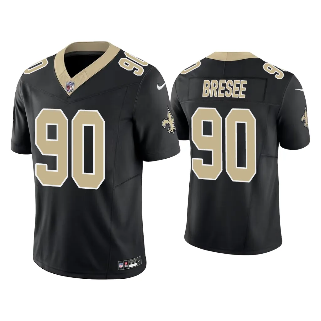 NFL Bryan Bresee New Orleans Saints Black Vapor F.U.S.E. Limited Jersey