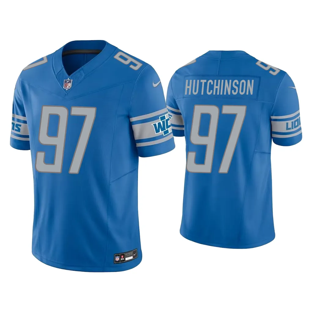 NFL Aidan Hutchinson Detroit Lions Blue Vapor F.U.S.E. Limited Jersey