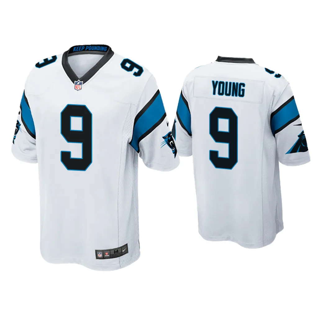 NFL Bryce Young Carolina Panthers White 2023 NFL Draft Game Jersey