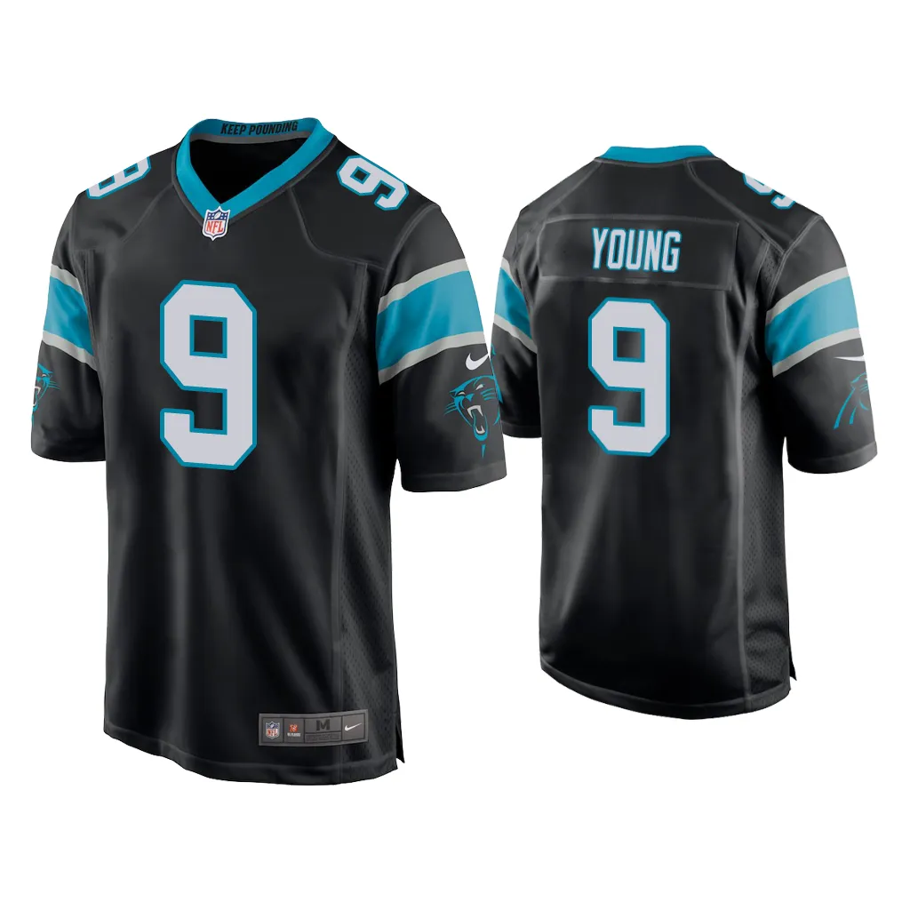NFL Bryce Young Carolina Panthers Black 2023 NFL Draft Game Jersey