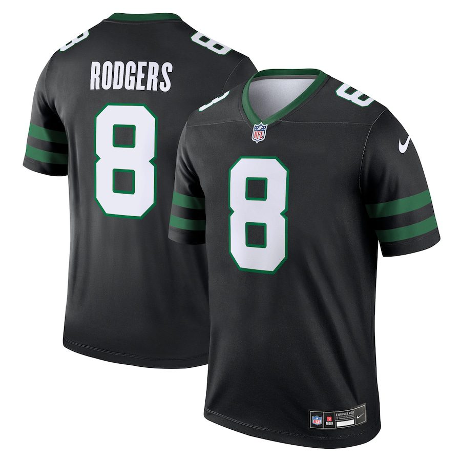NFL Aaron Rodgers New York Jets Alternate Legend Jersey – Legacy Black