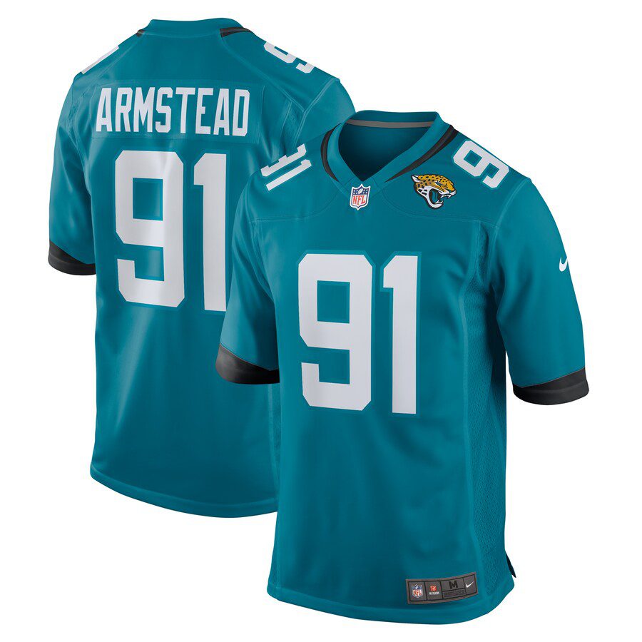 Arik Armstead Jacksonville Jaguars Team Game Jersey – Teal