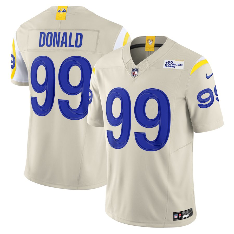 NFL Aaron Donald Los Angeles Rams Alternate Vapor F.U.S.E. Limited Jersey – Bone