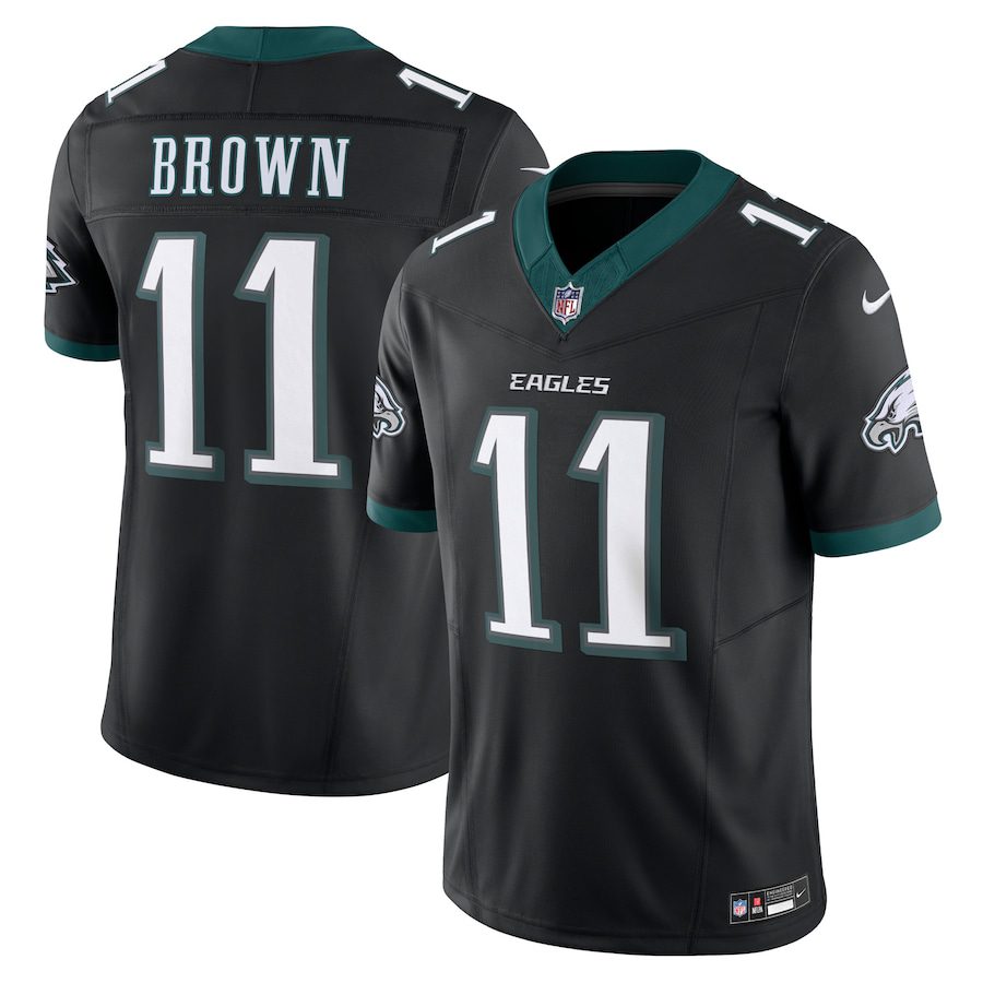 NFL A.J. Brown Philadelphia Eagles Alternate Vapor F.U.S.E. Limited Jersey – Black