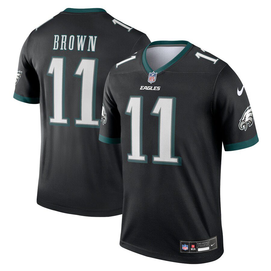 NFL A.J. Brown Philadelphia Eagles Legend Jersey – Black