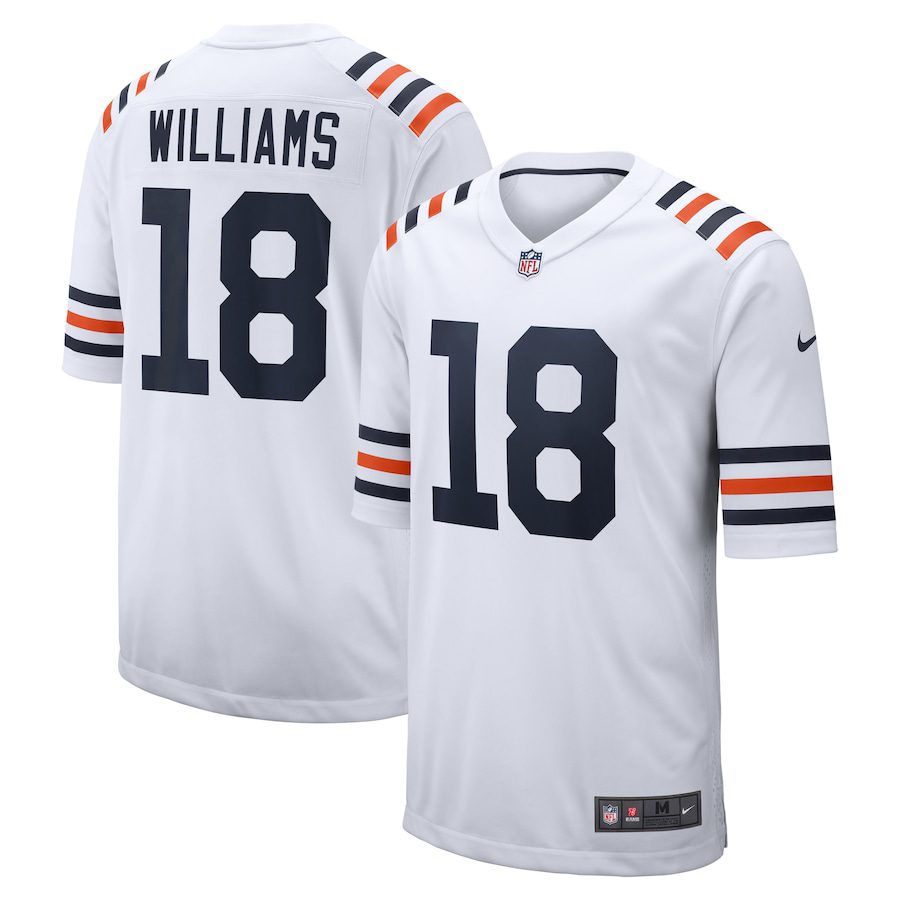 NFL Caleb Williams Chicago Bears 2024 NFL Draft 2nd Alternate Game Player Jersey – White