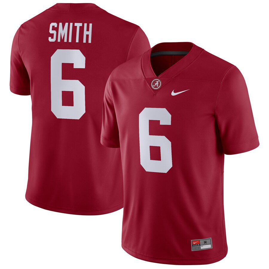 DeVonta Smith Alabama Crimson Tide Player Game Jersey – Crimson