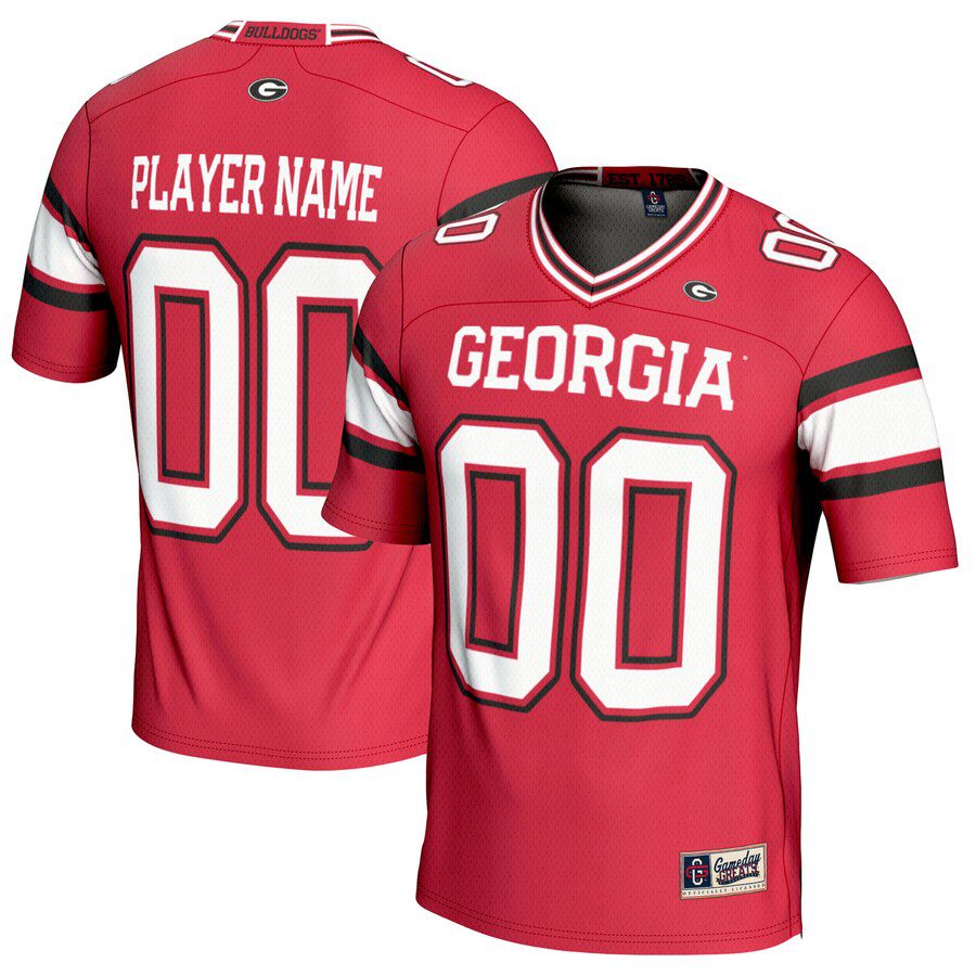 Georgia Bulldogs GameDay Greats Youth NIL Pick-A-Player Football Jersey – Red