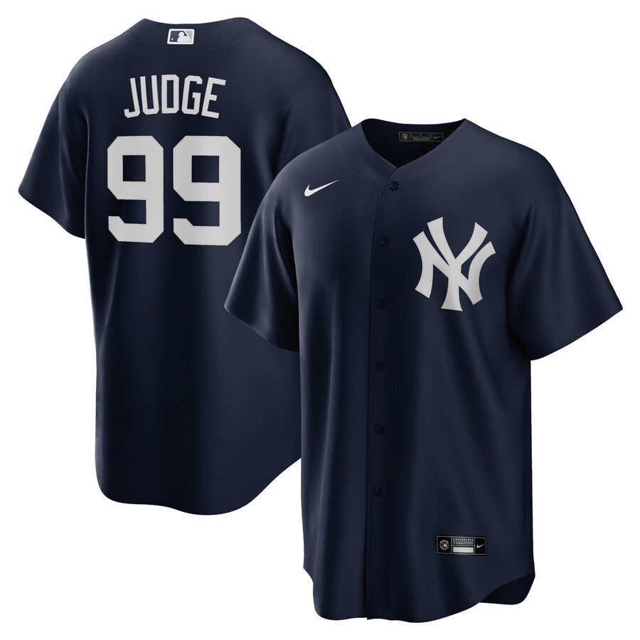 Aaron Judge New York Yankees Big & Tall Alternate Replica Player Jersey – Navy