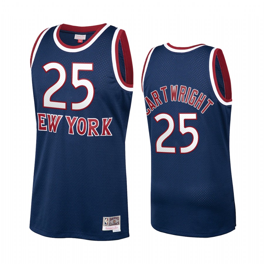 Bill Cartwright #25 New York Knicks Navy Hardwood Classics 1982-83 Jersey