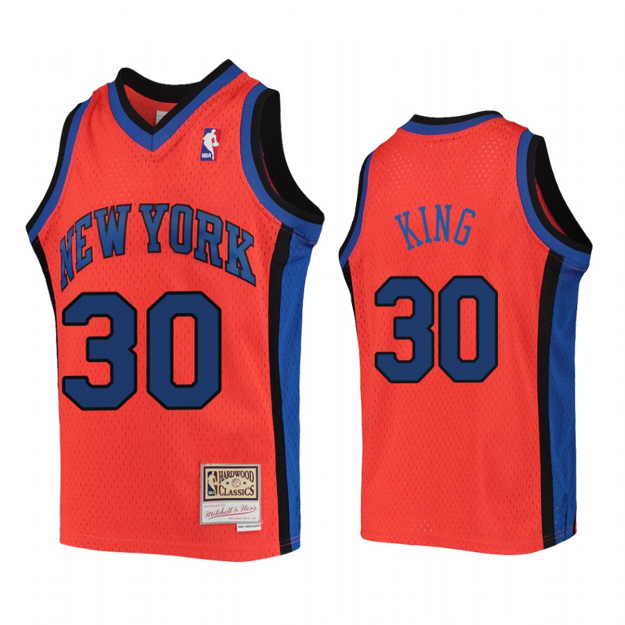 Bernard King New York Knicks Youth Orange Reload Jersey Hardwood Classics