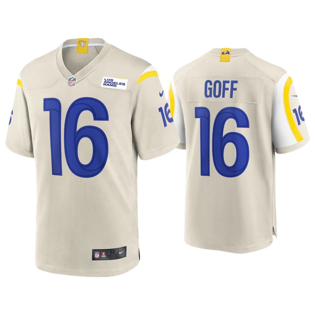 NFL 2020 Jared Goff Los Angeles Rams Bone Game Jersey