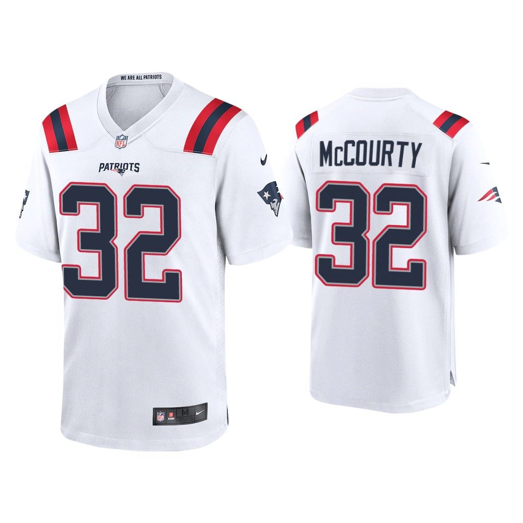 NFL 2020 Devin McCourty New England Patriots White Game Jersey