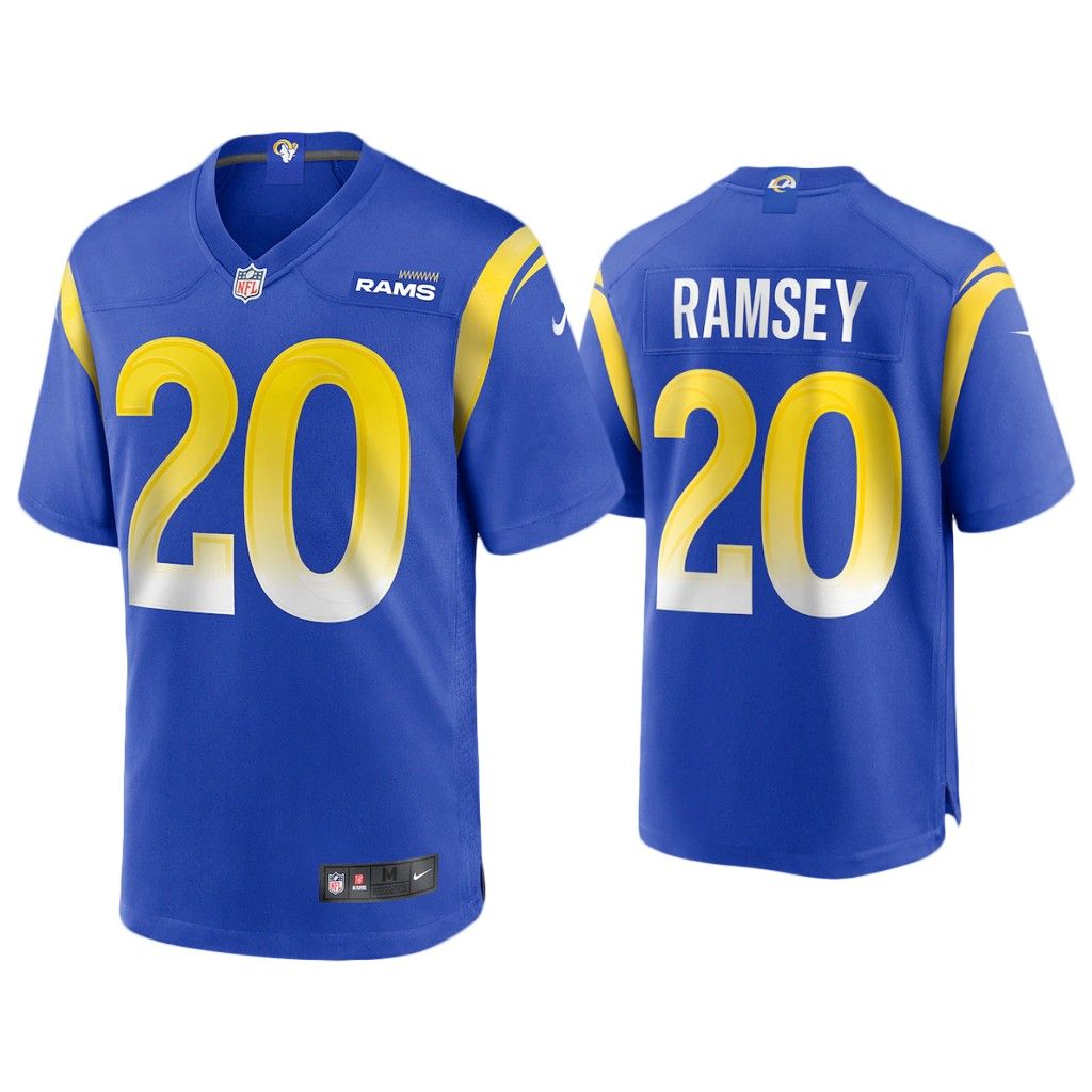 NFL 2020 Jalen Ramsey Los Angeles Rams Royal Game Jersey