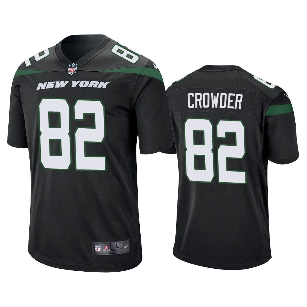 2019 Jamison Crowder New York Jets Black Game Jersey