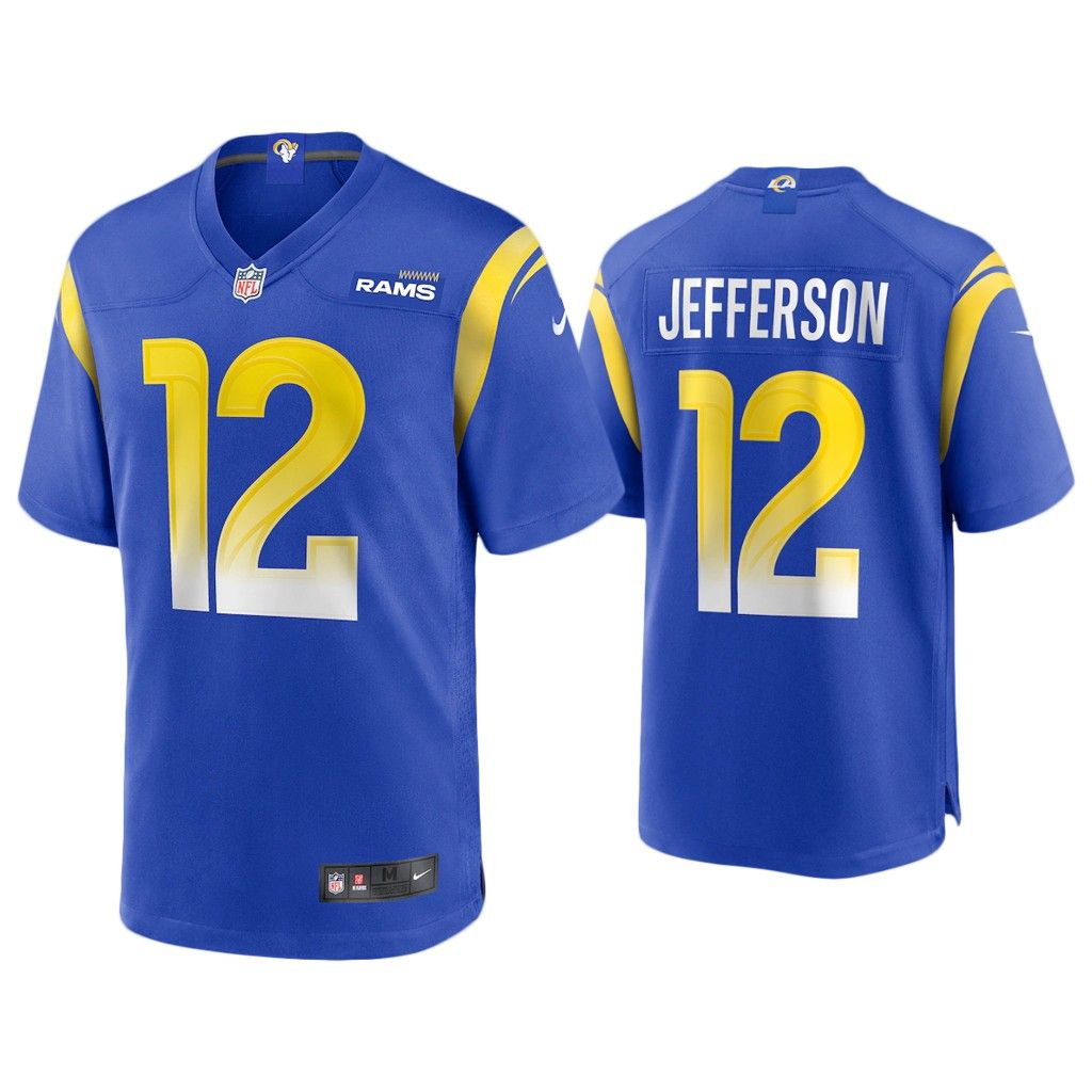 NFL 2020 Van Jefferson Los Angeles Rams Royal Game Jersey